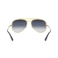 thumbnail image 5 of Ray-Ban RB3584N-91400S Blaze Aviator Gold Steel Blue Gradient Mirror Lens Sunglasses, 5 of 6
