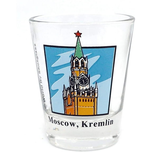 Moscow Russia Kremlin Shot Glass