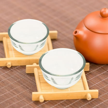 LEORX Leorx Elegant Glass Drinkware 5Pcs Transparent Tea Accessories for Home