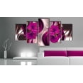 thumbnail image 2 of Tiptophomedecor Glamour Canvas Wall Art - Fuchsia Evening - Stretched & Framed Ready To Hang Art, 2 of 4