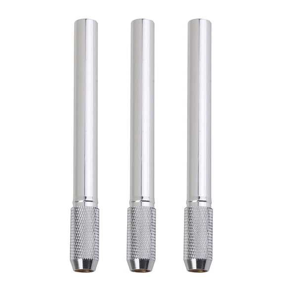 MasteelfCA 3PCS Metal Pencil Extender Sturdy Pencil Holder Lengthener Portable Pencil Extension Rod Artistic Drawing Supplies for Artists School Home (Random Color)