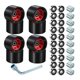 thumbnail image 1 of 8 piezas de ruedas de patines quad patines de repuesto para exteriores Afortunado Sencillez, 1 of 5