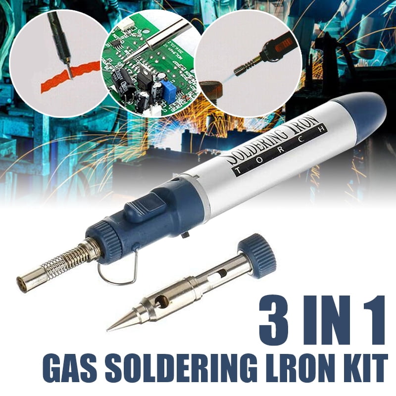Cordless Butane Gas Soldering Iron Torch Electronic Ignition Tool