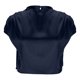 thumbnail image 5 of Mujeres Manga Corta Tops Casual Botón Sólido Cremallera Plegado Blusa Superior Poliéster, Manga Corta Señoras Moda para el Verano Y la Primavera, 5 of 8