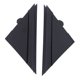 thumbnail image 1 of Cubierta de Bandera del Espejo de la Puerta Izquierda y Derecha del Coche Cubierta Triangular Moldeada para 2012-2019 1SH17KX7AA 1SH16KX7AA, 1 of 5