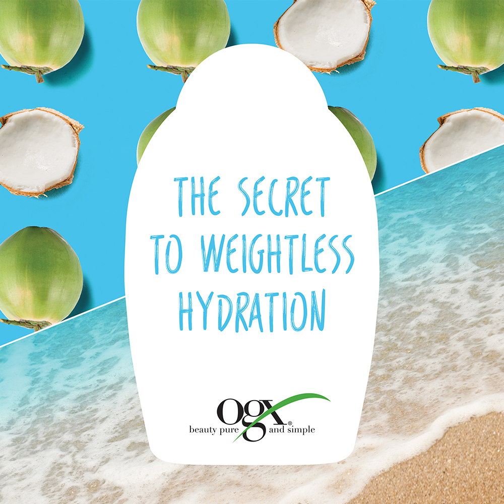 OGX® Weightless Hydration + Conditioner Coconut Water, 13.0 FL OZ - image 5 of 7