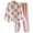 Pink@GC@, variant on CONZONE Womens Flannel Pajamas Sets 2 Peice Pjs Set Long Sleeve Buttons Warm Sleepwear Tops Long Pants Plaid Soft Fall Winter Nightwear Loungewear for Lady
