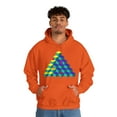 thumbnail image 4 of Retro 80s Video Game Sweatshirt, QBert Game, Retro Gaming Console Hoodie, 4 of 5