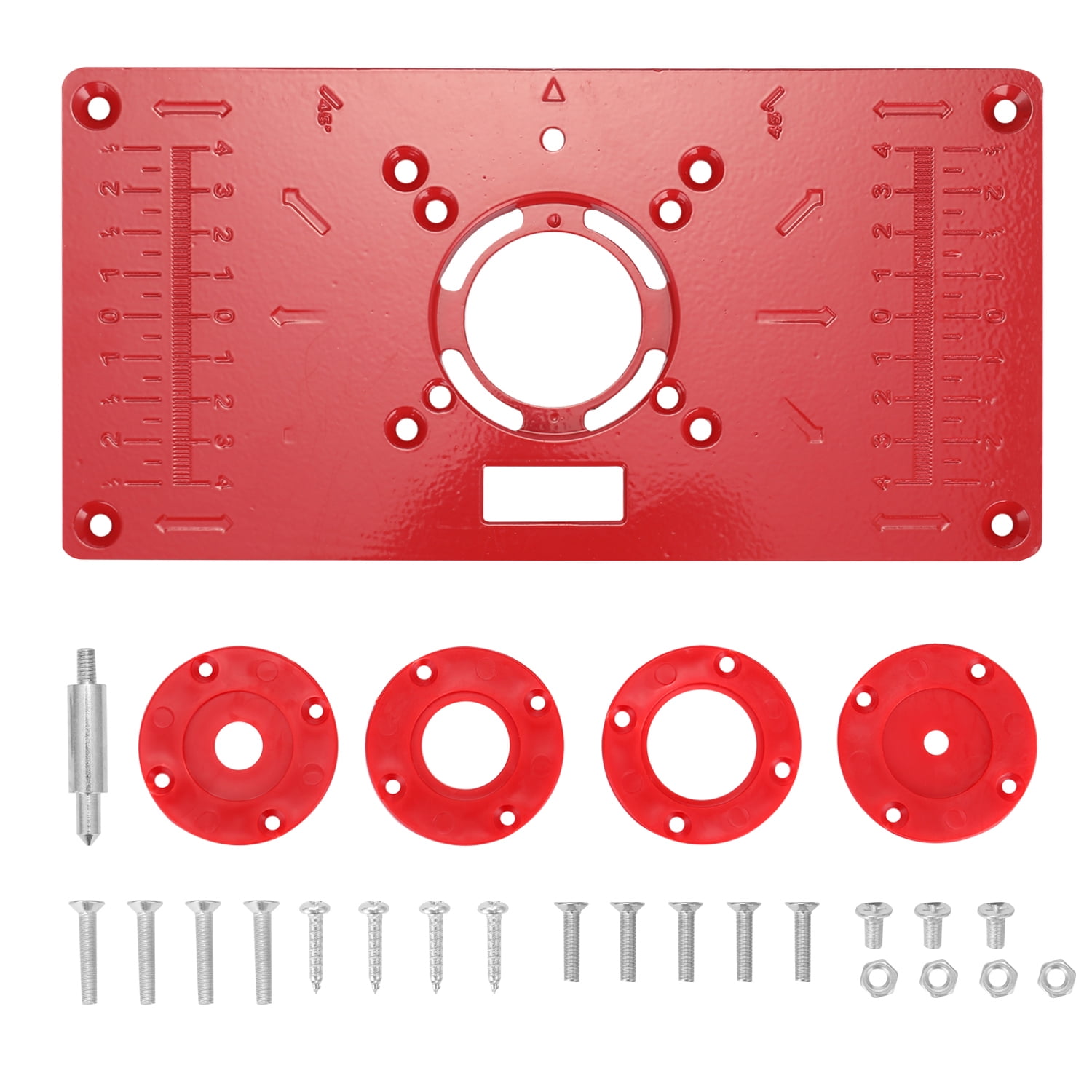 Multifunctional Router Table Insert Plate Woodworking Benches Aluminium