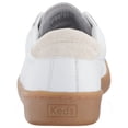 thumbnail image 3 of Keds Women's Ace Leather Fashion Sneaker, White/Gum, 8.5 M US, 3 of 8
