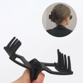 thumbnail image 4 of WWW 4 PCS Hair Claw Clips for Women, 4.1 Inch Matte Big Claw Clips Strong Hold Non-Slip Barrettes Rectangular Jaw Clips for Long Thin Thick Hair (Black,Pink,Green,Navy), 4 of 7
