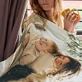 thumbnail image 5 of Personalized Blanket with Photo Text - Cozy Flannel Material Customized Picture Blanket, Birthday Gift for Wife, Mom, Dad, Kids, Pet, Friends, 5 of 6