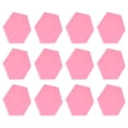 thumbnail image 2 of Tablero De Absorción De Sonido, Paneles Acústicos Hexagonales Decorativos Fibra De Poliéster Retardante De Llama Para Oficinas En El Hogar Para Estudios De Grabación Ccdes Rosa, 2 of 8