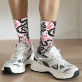 thumbnail image 6 of Cauagu Black Snake Print Crew Socks for Women and Men,Adult Athletic Running Socks 1-Pair Sports Socks Work Gear Socks with Moisture Wicking, 6 of 6
