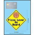 thumbnail image 4 of 6in x 6in Pizza Lover On Board Magnet, 4 of 4