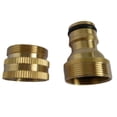 thumbnail image 1 of Kitchen Faucet Thread Connector Brass Water Pipe Pipe Adapter Basin Fitting, 1 of 8