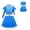 Only Dress, variant on Girls Zombies Alien Costume Dress Set Halloween Long Sleeve Fancy Dress