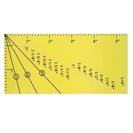 Magnetic Seam GuideBright Yellow Magnetic Seam Seam Guide Ruler ...