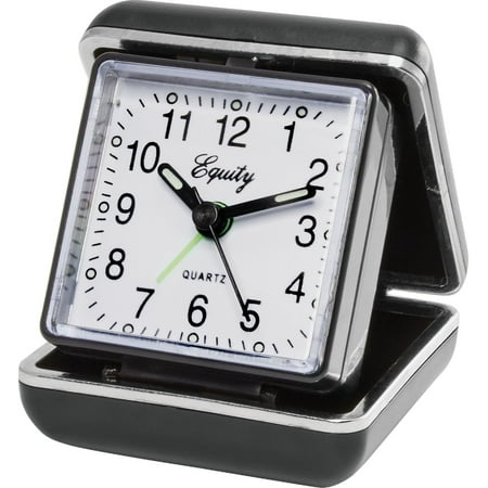 Equity 20080 Analog Fold-Up Travel Alarm Clock