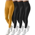 thumbnail image 1 of Pack 4 Colores Leggins Faja Termicos Afelpados Unitallas Yoga, 1 of 5