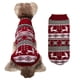 thumbnail image 1 of Otoño Invierno Navidad doble ciervo mascota suéter tejido copo de nieve ropa para perros MFZFUKR CPB-US-FXT386-2, 1 of 6