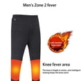 thumbnail image 2 of Injueey Pantalones calefactables de invierno para hombre con 2 zonas de calefacción 3 temperatura ajustable autocalentamiento elástico térmico USB Suministros térmicos 4XL Injueey HA046119-05, 2 of 6
