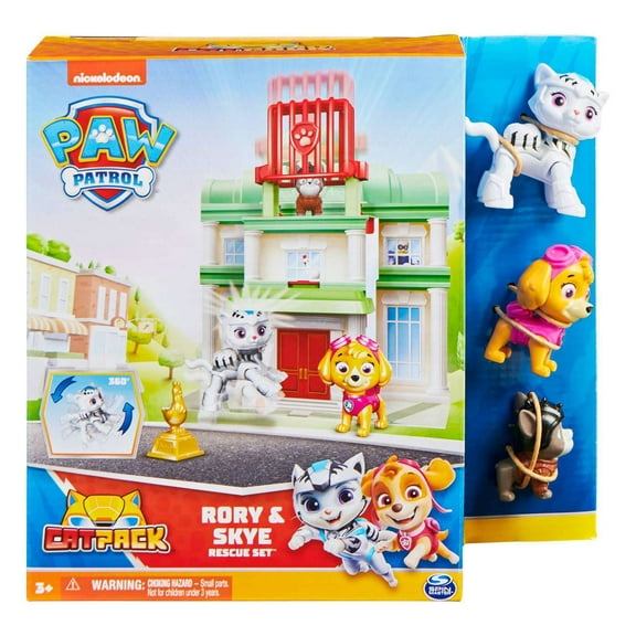 Paw Patrol Cat Pack Rory & Skye Rescue Action Figure Playset
