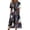 Purple, variant on Domzest Womens Halloween Print Dress Crew Neck Short Sleeve Midi Dress Halloween Pumpkin Graphic Funny Dresses with Pockets White L