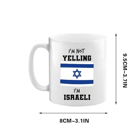 

Kitchen Gadgets in Clearance Ceramic Coffee Mark Cup Tea Water Cup New Fan Gift Palestine