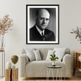 thumbnail image 4 of Historic Framed Print, [W. Eugene Millikin, bust portrait, facing right], 17-7/8" x 21-7/8", 4 of 9