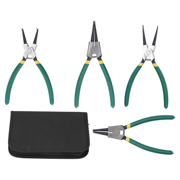 Snap Rings Pliers Set4Pcs Circlip Pliers Set Internal External Circlip Pliers Kit Straight Pliers Professional Grade