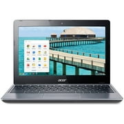 Acer chromebook C720-2103 Laptop Computer, 1.40 GHz Intel Celeron, 2GB DDR3 RAM, 16GB SSD Hard Drive, Chrome, 11.6" Screen (Refurbished)