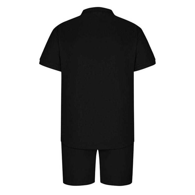 JoZorro Mens Polo Shirts and Shorts Set Tracksuit Fashion Casual Summer 2 Piece Outfits for Men