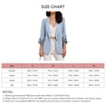 thumbnail image 1 of Blazer De Color Sólido Para Mujer, Clásico, Suave, Informal, Para El Día A Día, Para La Oficina ANGGREK Azul cielo S, 1 of 5