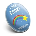 thumbnail image 2 of I Can Cook Noodles Shooting Star Funny Humor Metal 1.1" Tie Tack Hat Lapel Pin Pinback, 2 of 5