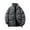 Dark Gray, variant on Men's Autumn And Winter New Thick Warm Corduroy Coat Cotton Padded Jacket