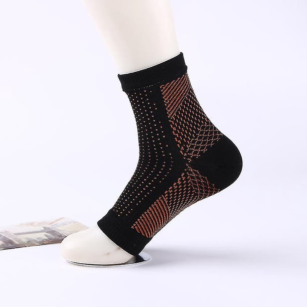 Plantar Men - Plantar Fasciitis Socks, Foot Compression To Relieve Sports Arthritis Pain, Ankle Support Support Black (l/xl) For Men And Women2pcs