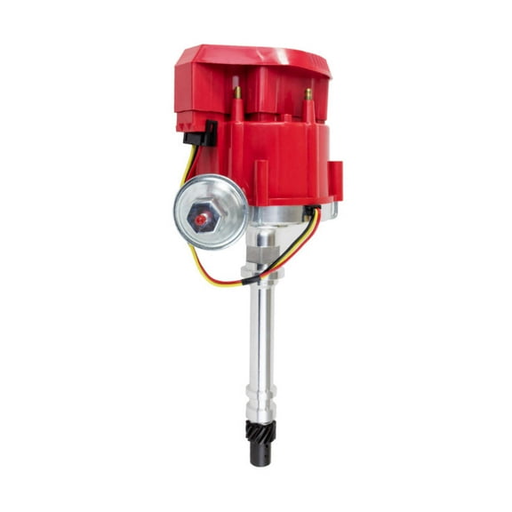 HEI Distributor with Super Cap for Chevy 262 (4.3L) V6 - Red