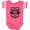 Football Pink and White, variant on Inktastic Racing League with Race Car Wheel and Wings Boys or Girls Baby Bodysuit