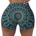 thumbnail image 2 of Fotbe Mandala Shorts Sin Costuras – Shorts Deportivos de Cintura Alta para Mujer, Elásticos para Gimnasio, Yoga, Running o Ciclismo-Large, 2 of 8