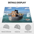 thumbnail image 4 of Bingfone Two Brave Cats Are Floating On The Sea Iceberg ,18" X 24"Dish Drying Mat For Kitchen Counter,Ultra Absorbent Microfiber, 4 of 9
