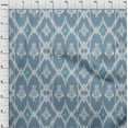 thumbnail image 3 of oneOone Cotton Flex Fabric Geometric Ikat Printed Fabric 1 Yard 40 Inch Wide, 3 of 4