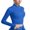 Blue, variant on Vedolay Blouses for Women Button-Down Ruffle Sweatshirt V-Neck Long Sleeve Blouse Blue,S