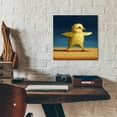 thumbnail image 5 of Epic Art 'Yoga Chick Warrior Two' by Lucia Heffernan, 12"x12", 5 of 8