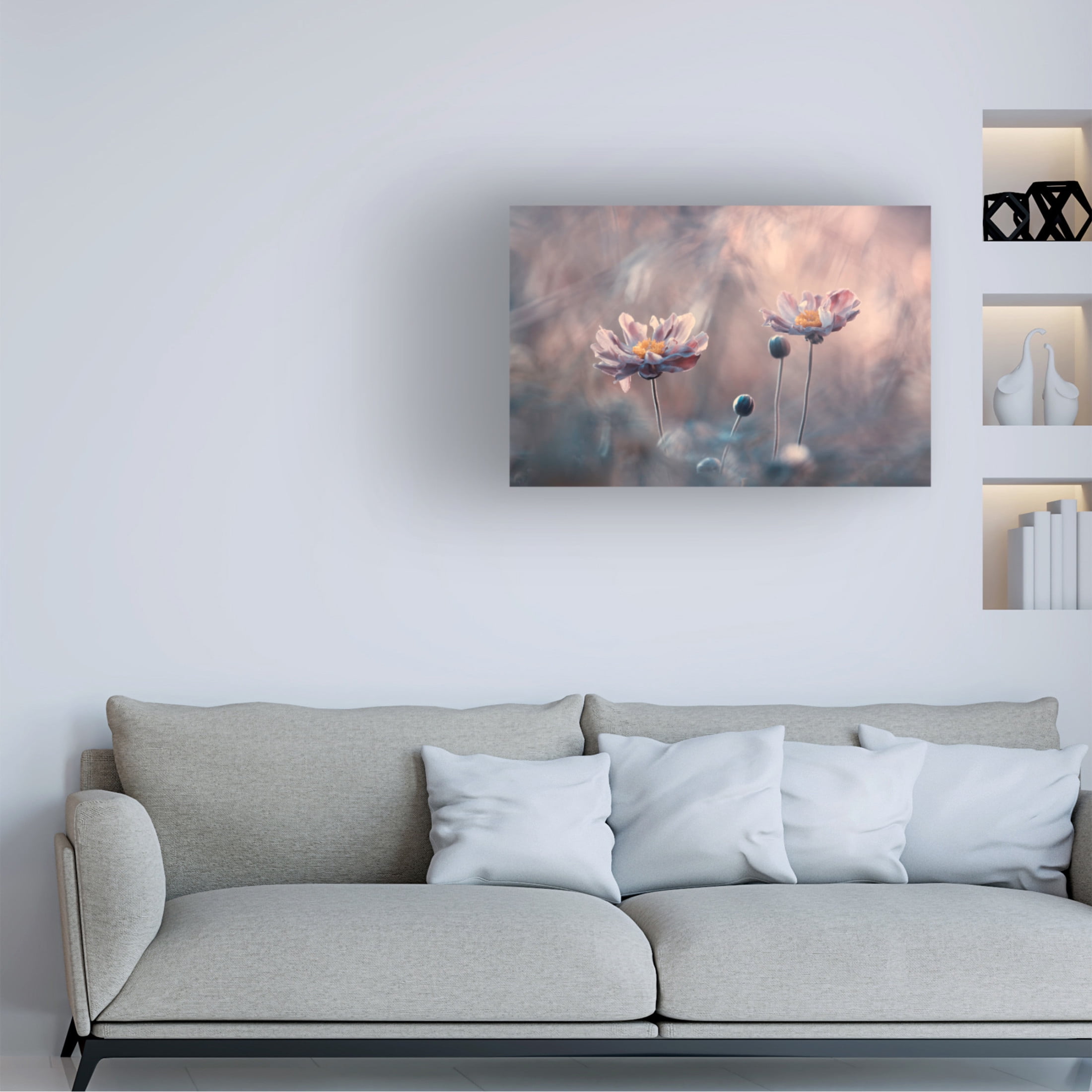 Canvas Wall Art - Fabien Bravin 'With Love' Wall Art for Living Room, Bedroom, or Office D?cor by Trademark Fine Art - 32 x 22 Inches