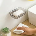 thumbnail image 3 of Innovative Draining Soap Dish With Drain Soap Holder Easy Cleaning Adhesive Type, 3 of 14