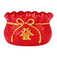 thumbnail image 5 of Ceramic Flower Pot Flower Vase Chinese Traditional Plant Pot for Garden , Red, 5 of 9