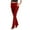 Watermelon Red, variant on BUIgtTklOP Pants for Women,Women'S Casual Temperament Solid Color Knitted Micro Pull Slim Flare Trousers Khaki XXL