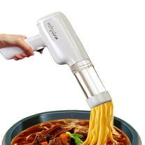 Electric Pasta Makers Handheld Automatic Homemade Ramen Maker Machine with 6 Adjustable Noodle Style?White?