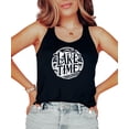 thumbnail image 2 of Lake Time Tank Top for Women and Teens Circle Graphic Summer Shirt for Adults Black Tank Top Large, 2 of 4